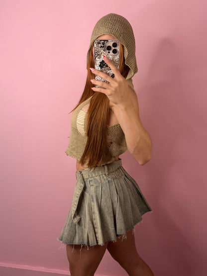 Demin Light Skirt