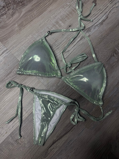 GREEN BIKINI THONG