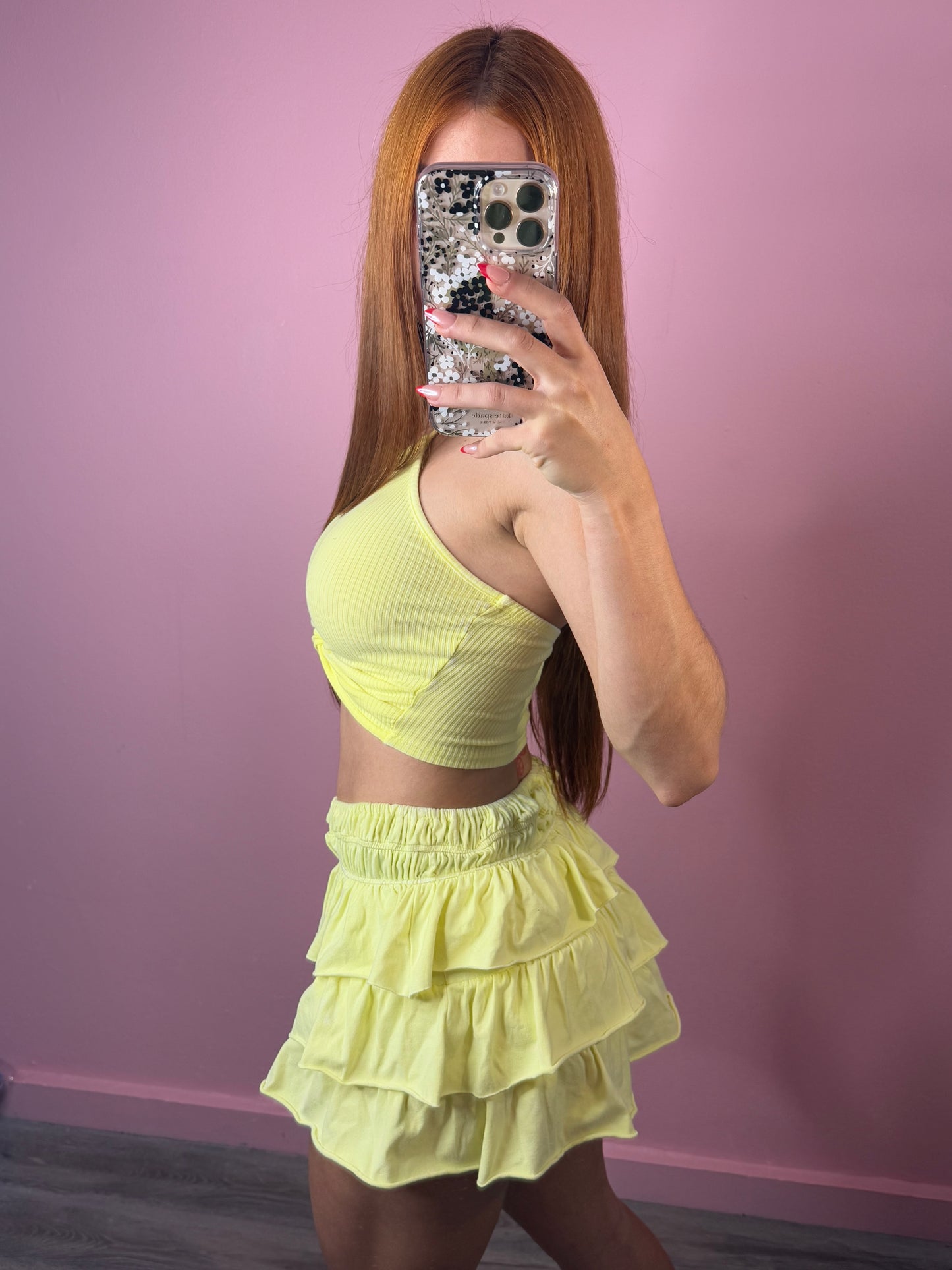 Mineral Yellow Skirt Set
