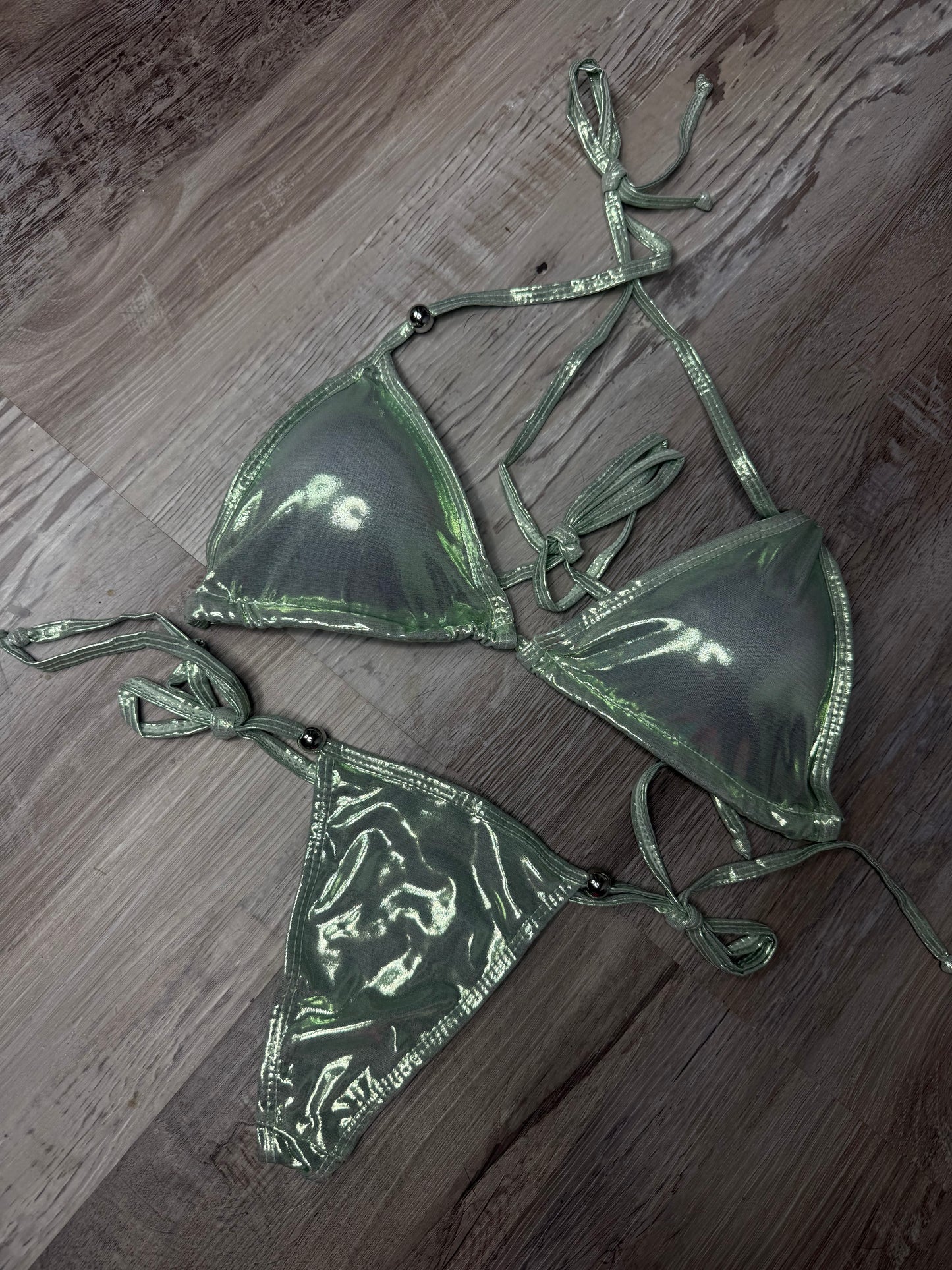 GREEN BIKINI THONG